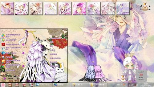 【win7礼包】夏目友人帐 分月祭の花儿夏目