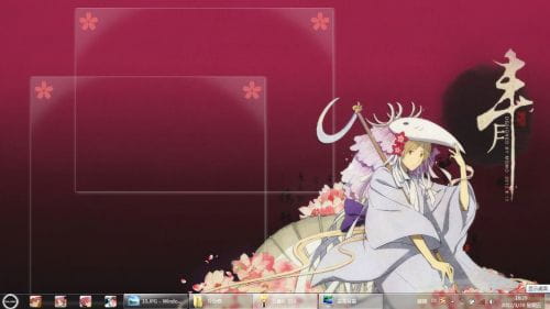 【win7礼包】夏目友人帐 分月祭の花儿夏目