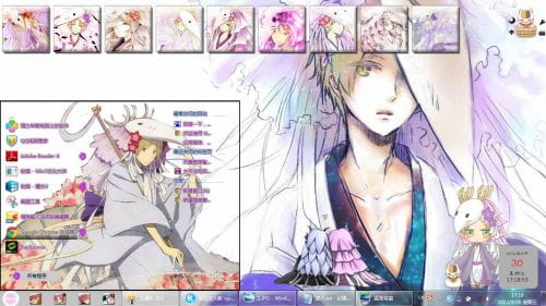 【win7礼包】夏目友人帐 分月祭の花儿夏目