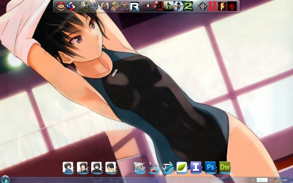 【win7主题】圣诞之吻 冷酷的游泳部部长 七咲逢